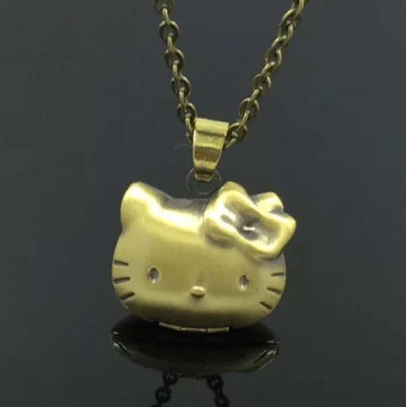 Accessories Bronze Hello Kitty Aromatherapy Diffuser Necklace Poshmark